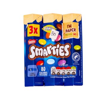 Sweet Smarties Candy Coated Chocolate Buttons Vibrant Color Fun Treat Crunchy Shell Smooth Chocolate - TRADECENTRIC LLC - United States