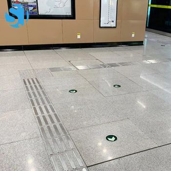Anti Slip Stainless Steel Tactile Tile Tactile Indicator Tactile Strip Tactile Stud Tactile Paving for Accessibility - Shandong Jincheng Building Materials Co., Ltd - China