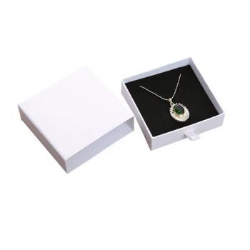 Custom Logo Cardboard Slide Marble Ring Necklace Drawer Box with Foam Velvet Insert Kraft Packaging Paper Jewelry Box - Dongguan Weijin Packaging Co., Ltd. - China
