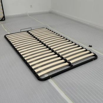 Wooden Slatted Hydraulic Ottoman Under-Bed Storage Frame for Guest Rooms - Suzhou Xinyue Furniture Accessories Co., Ltd. - China