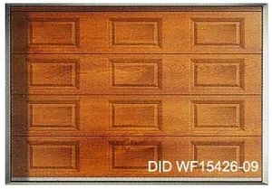 Wooden Finished Garage Doors (40mm thick) Power 80W Trademark DID Color Gold Oak Size 40mm Thick Specification CE Motor Shaft - JIANGSU JIEYANG TECHNOLOGY CO., LTD. - China