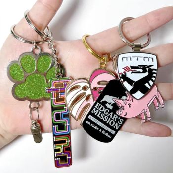 Promotional Custom Logo Zinc Alloy Metal Key Chains Letter Soft Hard Enamel Keyring Keychain with Your Design - Global Custom Solutions Co.,Ltd - China