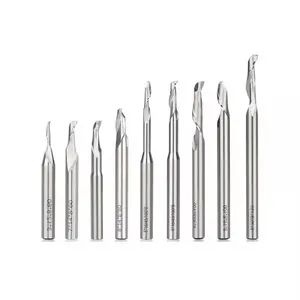 Customization 8mm Shank Single Flute Spiral End Mill HSS M35 Cobalt Milling Cutters for Aluminum CNC Tools - JIANGSU HAOKE MATERIAL TECH CO.,LTD - China