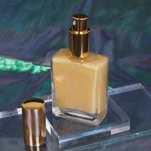 Vegan Custom Tanning Glitter Body Shimmer Oil Spray Body Mist - Guangzhou Shiruoni Cosmetics Co., Ltd. - China