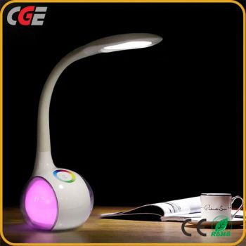Swing Arm Desk Lamp with RGB Lights Touch Dimming Reading Book LED Table Lamp - Creative Galaxy Electric(Shenzhen) Co., Ltd. - China