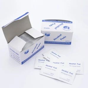 Square Cotton Pads 2.36'x2.36" Well-Saturated in Alcohol, 100 Alcohol Wipes Alcohol Prep Pads - Wenzhou Aoding Industry Co., Ltd. - China