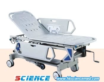 Emergency Trolley Hospital Manual Adjustable Nursing Bed (SC-ES01) - Science Medical Equipment Co., Ltd. - China