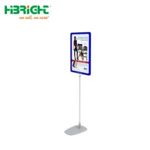 Supermarket Store Advertising Poster Holder Display Plastic Sign Stand with A4 Paper Frame - Suzhou Highbright Enterprise Limited - China