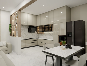 Total Home Interiors Solution Service Space Planning Efficient Layout Design To Maximize Space And Enhance - Bhawani Hardware & Plywood - India