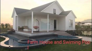 Farmhouse Construction Services Wooden Work Wooden Work Board Material Frp Board Surface Finishing Painting Landscaping Landscaping - Epi Construction - India