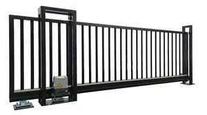 Electric Cantilever Sliding Gate Metal Swing Door, Fireproof and Weather Resistant - Nanjing Equippro Tech Co., Ltd. - China