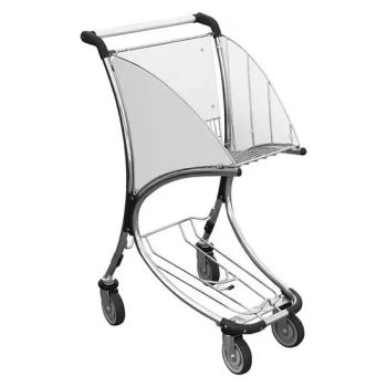 Stainless Steel Passenger Airport Luggage Trolley Cart with Wheels - Suzhou Jinta Metal Working Co., Ltd. - China
