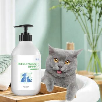 Silky Pet Coat Revitalizer Shampoo for Cats Dogs Size Small Origin China OEM Available MOQ 500 Pieces Model NO. CW-003 Packaging Bottle - Guangzhou Qidianban Car Accessories Co., Ltd. - China