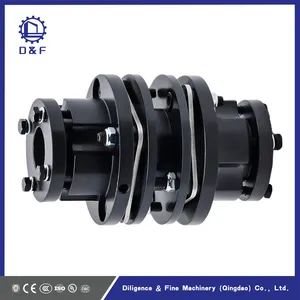 High Torque Double-Sided Key-Free Diaphragm Coupling 68mm Outer Diameter High Performance Shaft Couplings - Diligence & Fine Machinery (Qingdao) Co., Ltd. - China