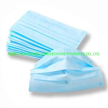 Disposable Protective Non-Woven 3ply Facial Melt-Blown Earloop Face Mask - HUBEI HEALTHWELL PROTECTIVE PRODUCTS CO., LTD. - China