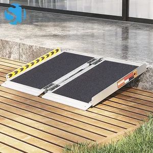 Multi-Fold Aluminum Ramp Portable Wheelchair Mobility Access Lightweight Foldable Ramp for Disabled and Seniors - Shandong Jincheng Building Materials Co., Ltd - China