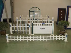 Conch PVC/UPVC Fence Size 5.8meters Trademark CONCH HS Code 3925200000 Material Plastic Steel Pillar Distance 100~135mm Specification CE, AAMA, - Yingde Conch Profiles Co., Ltd. - China