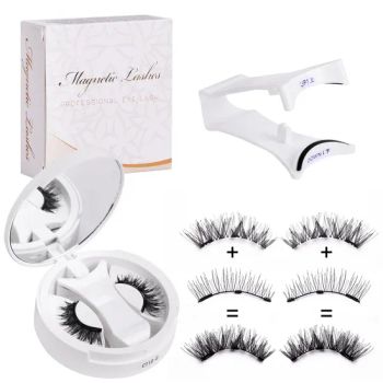 Natural Magnet Eyelash Private No-Glue Magnetic Eyelashes Reusable & Cruelty-Free False Eyelash - Honglida Technology Company Limited - China