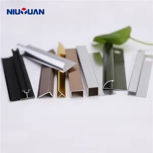 Ceramic Tiles Accessories Metal Tile Corner Transition Aluminum Tile Trim - Foshan Nanhai Niu Yuan Hardware Product Co., Ltd. - China