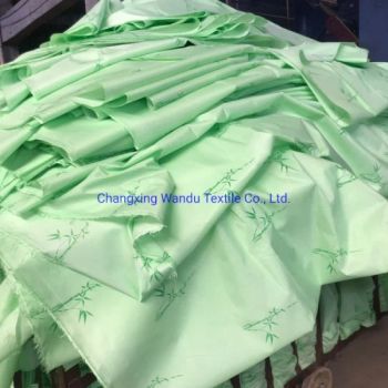 Wash Cotton 100% Polyester Bamboo Designs Print Bedsheet Fabric - Changxing Wandu Textile Co., Ltd. - China