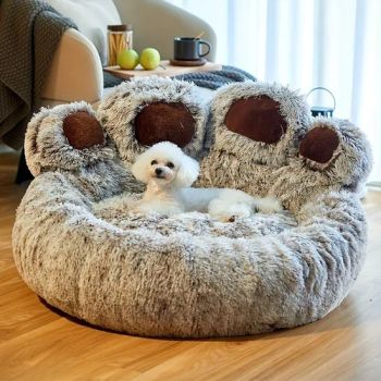 Manufacturer Wholesale Custom Logo Pet Supplier Plush Dog Cat Bed Bear Paw Shape - Anhui Xianwei E-Commerce Co., Ltd - China