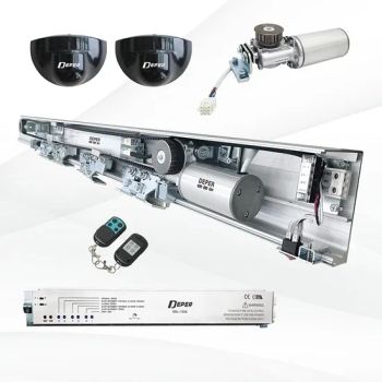 Deper Hot Wholesale 125A 150kg Electric Aluminium Glass Automatic Sliding Door System with Sensor - Jiangsu Deper Door Control Technology Co., Ltd. - China