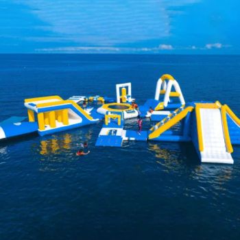 32*29.5m Customized Inflatable Water Park with Capacity of 55 People for Sale - GUANGZHOU BOUNCIA INFLATABLES LIMITED - China