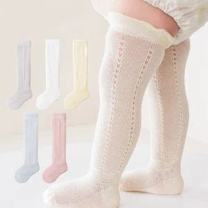 Organic Cotton Baby Socks - Tag-Free, Soft and Breathable Height Tall Origin China Style Stockings Material Cotton Model NO. - JinJiang Nilong Group Co., Limited - China