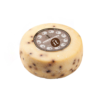 Pecorino with Black Pepper, the Real Italian Cheese with Sheep's Milk, for cooking or to eat alone - Consorzio Gourm.it - Italy