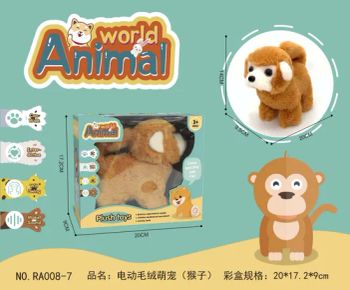 Wholesale Kids Electronic Toys Barking Walking Plush Toy Monkey Rabbit Dog - Shantou Xinxin Technology Co., Ltd - China