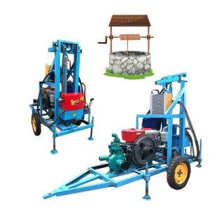 Used Water Well Drill Rig Portable Borehole Deep Well Drilling Rig Machine - Zhengzhou Share Machinery Co., Ltd. - China
