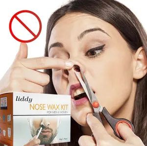 Nose Hair Removal Wax Set Beard Sticker Wax Beans Melting Wax Paper Cup Wooden Stick Nose Hair Stick Measuring Cup - Voraglow Trading Co., Ltd - China