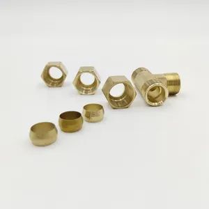 Factory Supply Wear-Resistant Brass T-Connector Fitting Compression for Connecting Rigid Pipes - Thermal International Co., Ltd. - China