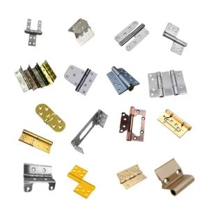 Modern Gold Profile Aluminum Folding Door Hinge for Gates MOQ 500 PCS Origin Hebei Material Metal Type 180°Hinge Usage - CANGZHOU DEMAND HARDWARE PRODUCTS CO.,LTD - China