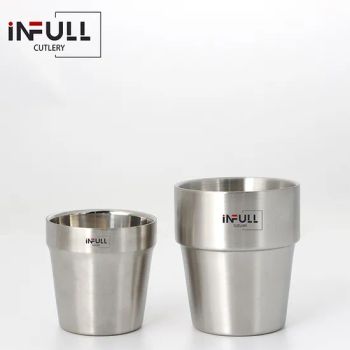 Customize Drinkware Stainless Steel Matte Cup Cocktail Glass Drinking Wine Cup - GuangDong Infull Industrial Co., Ltd. - China