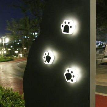 Solar Claw Print Lights Garden Path Lawn Yard Outdoor Decoration LED Footprints - GLORIOUS PROMO CO.,LIMITED - China