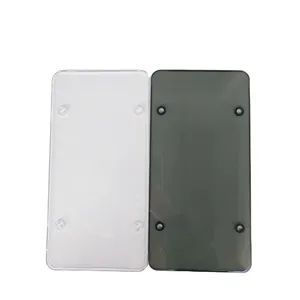Transparent Plastic License Plate Cover Car License Plate Frame Hood - Wenzhou Yuan Ya Auto Parts Co., Ltd. - China