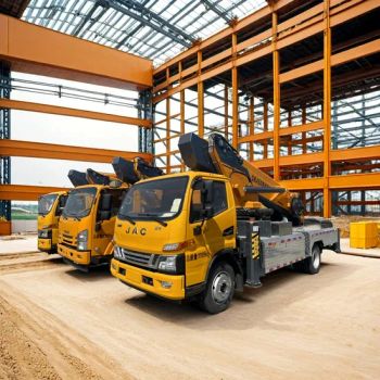 High-Altitude Operation Trucks 28 Meters Used for Advertising Installation and Municipal Maintenance - Shandong Enmax Machinery Co., Ltd. - China