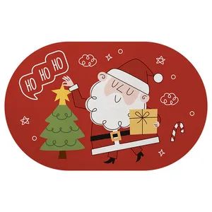 Customized Christmas Bath Mats Fast Water Drying Absorbent Non-Slip Bath Mat for Bathroom - Ningbo ZNZ Leisure Products Co., Ltd. - China