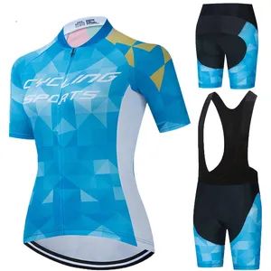 Cycling Jersey Sets Breathable Mesh Women Short Sleeve Sublimation Printing Bike Clothes Outdoor Sports Wear Suits - Xiamen Richtex Garments Co., Ltd - China