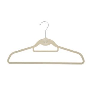 Wholesale Space Saving Plastic Velvet Clothes Hangers Non-Slip Customized Coat Hangers for Clothing - Guilin Sumanda Trading Co., Ltd. - China