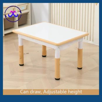 Adjustable Plastic Outdoor Furniture Kids Wooden Tables and Chair Set - Foshan Womei Furniture Co., Ltd. - China