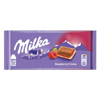 Chocolate Bars Milka Raspberry 100g - Sweet & Tangy Chocolate Delight - Exigentelaxia Unipessoal Lda - Portugal