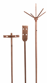 COPPER BONDED LIGHTING ARRESTOR (LA) Life Span Long Rated Voltage 9kV Type Station Class Conductivity Superior Application Solar - Maheshwari Solar Solution - India