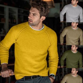 OEM Factory Fall Winter Cotton Knitted Tops Mens Pullover Sweater - Tong Lu Spring River Knitting Group Co., Ltd. - China