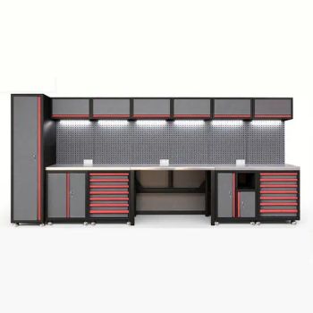 New Design Storage Combination Tool Cabinets Workshop Metal Garage Workstation Cabinet - Shandong Shangzhi Furniture Co., Ltd. - China
