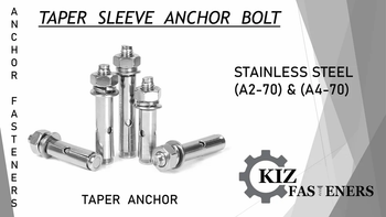 Stainless Steel Anchor Bolts, Packaging Type: Box, for Industrial - KIZ Fasteners - India