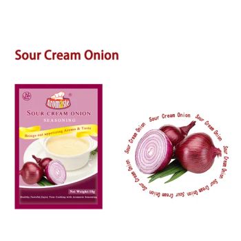 10g 25kg Sour Cream and Onion Powder Africa Spices Model NO. JRH-005 HS Code 2103909000 Specification 4g/10g/17g Shelf Life 24 Months - Hangzhou Jia Rong He Food Co., Ltd. - China