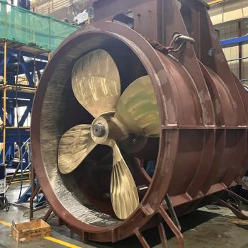 High Power Output Inboard Marine Boat Propeller for Container Bulk Cargo Ships - Wesonik Precision Technology Co., Ltd - China