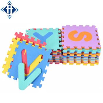 Best Price Interlocking EVA Baby Floor Mats Puzzle Origin China Material EVA Style Play Mat Model NO. EM-05 MOQ 1000 - JUXIAN HONGFA RUBBER AND PLASTIC FACTORY - China